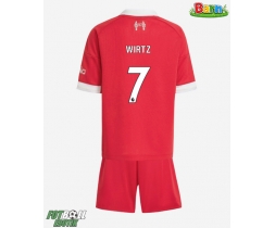 Liverpool Florian Wirtz #7 Hemmaställ Barn 2025-26 Kortärmad (+ Korta byxor) Liverpool Florian Wirtz #7 Hemmaställ Barn 2025-26 Kortärmad (+ Korta byxor)